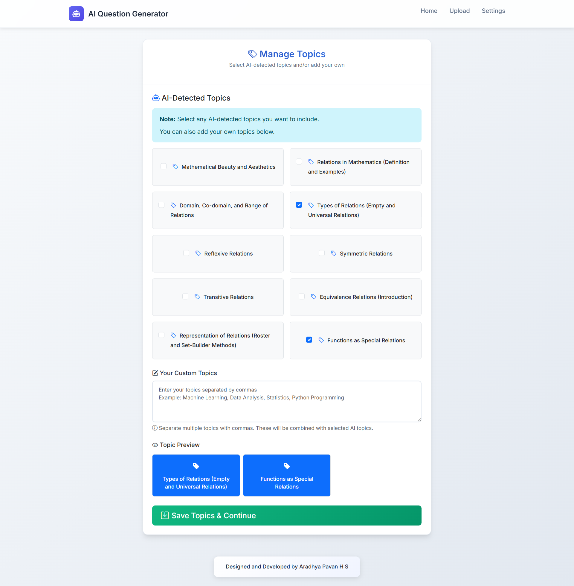 Select Pages to Process